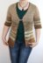 Claire bleu Strickjacke