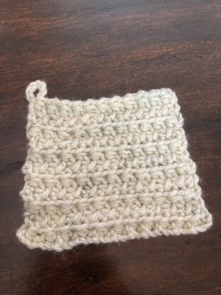 Simple textured dishcloth