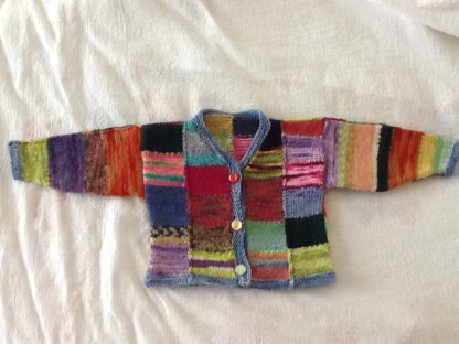 Patchwork Baby Sweater