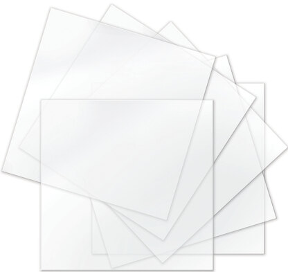 Sizzix Thermoplastic Sheets 6"X6" 6/Pkg - 380170
