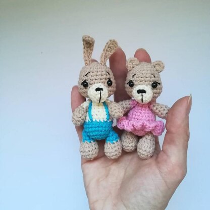 Bear and Bunny: girl and boy