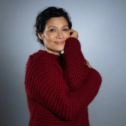 Weekend Jumper in Wool Couture Cheeky Chunky - Downloadable PDF