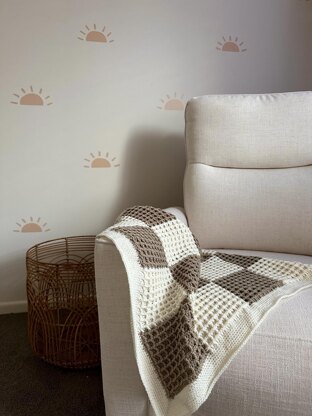 All Checkered Out Baby Blanket