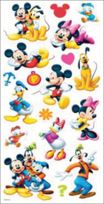 Sticko Disney Large Flat Stickers - Mickey & Friends