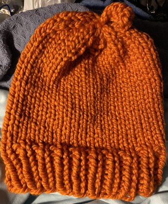 Chunky Pumpkin Hat