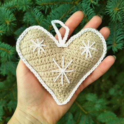 Christmas Gingerbread Heart