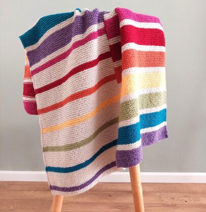 Rainbow baby blanket