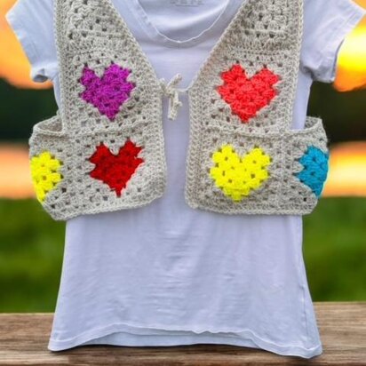 True Love Crochet Waistcoat