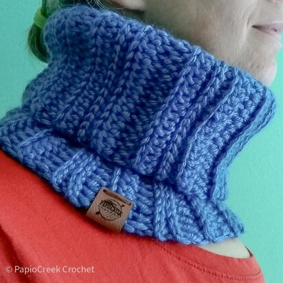 PapioCreek Rib Stitch Neck Warmer