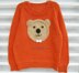 Bear Pom-Pom Pullover