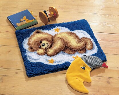 Vervaco Sleepy Teddy Latch Hook Kit