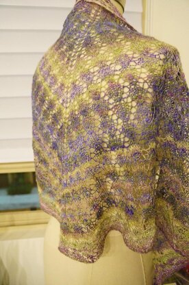 Cherry Blossom Kiss Shawl