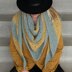 Elegant Diamond Bobble Shawl