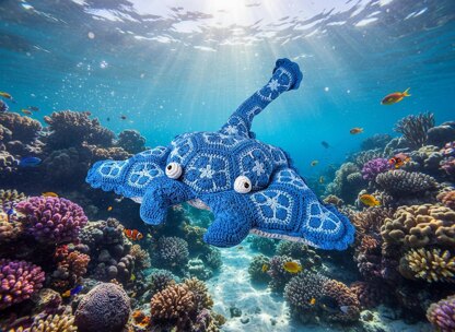 African Flowers Masha The Manta Ray