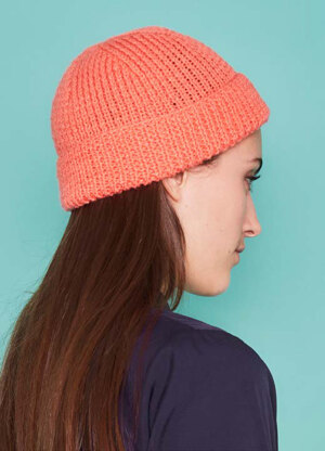 "Daylight Beanie" - Free Beanie Knitting Pattern in Paintbox Yarns Simply DK