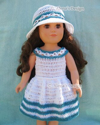 Doll Summer Dress Set