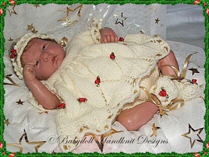 Girly Christmas Elf Outfit 10-16” dolls