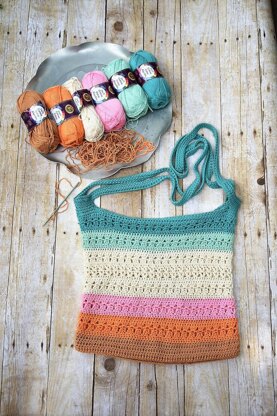 Colorful Beach Market Bag