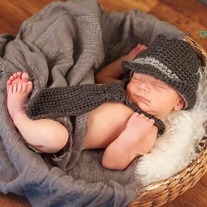 Little Fedora, Necktie, and Bow Tie Set