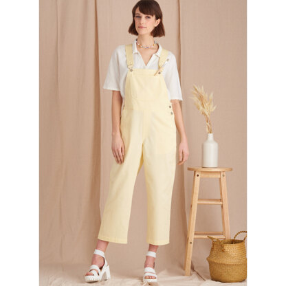 Simplicity Misses' Overalls S9590 - Paper Pattern, Size XS-S-M-L-XL