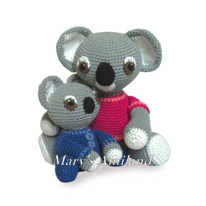 Amigurumi Mom and Baby Koalas The Amis