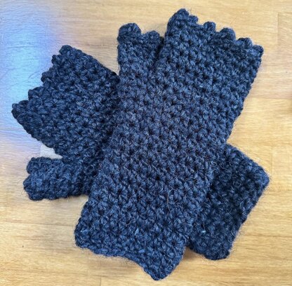 Easy Chunky Fingerless Gloves