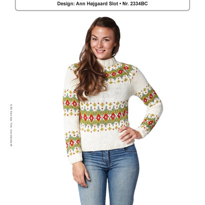 Colourwork Sweater in BC Garn Semilla Grosso - 2334BC - Downloadable PDF