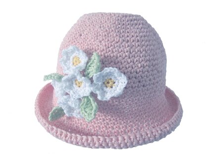 Cotton DK. Daisy Cloche Hat