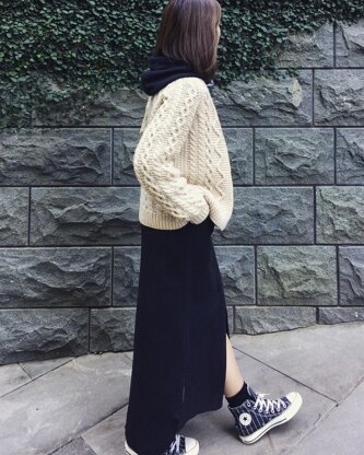 Cabled Cardigan