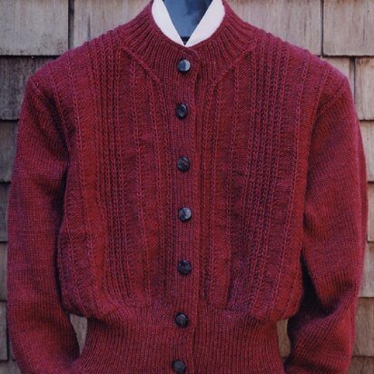 Mari Sweaters MS 114 Chain Crew Cardigan