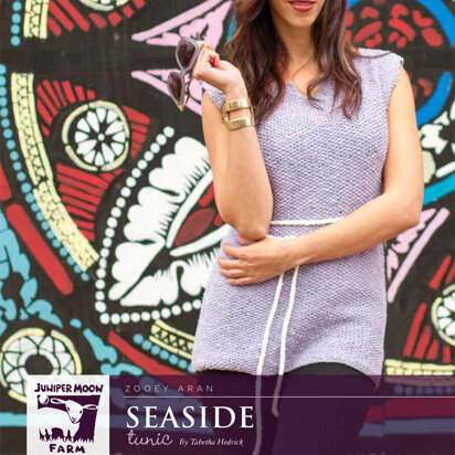 Seaside Tunic in Juniper Moon Zooey Aran - J29-03 - Downloadable PDF