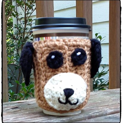 Cuddly Pup Coffee Cup Cozy