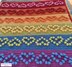 Rainbow Bobble Heart Blanket