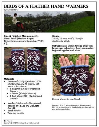 Birds of a Feather Handwarmers