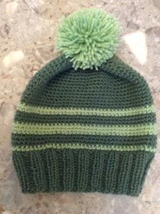 Bobble beanie hats © Seashells Designs