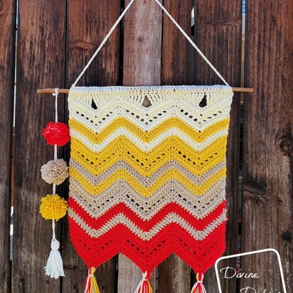 ColorFul Chevrons Wall Hanging