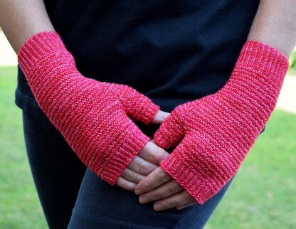 Interwoven Fingerless Mitts