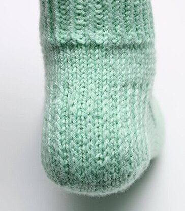 Green Apple Socks - Cuff Down