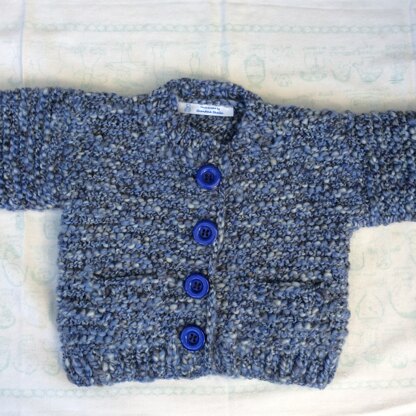 Toddler’s chunky cardigan