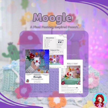 ✨ Moogle Amigurumi Pattern – Final Fantasy Inspired Fanart ✨