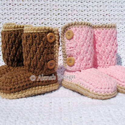 Buttoned Toddler Booties