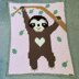 Baby sloth c2c blanket