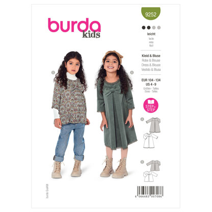 Burda Style Children's Sundress and Blouse B9252 - Sewing Pattern