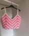 Summer Chevron crop top