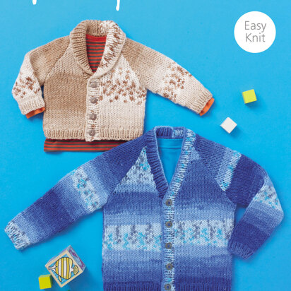 Cardigans in Hayfield Baby Blossom Chunky - 4863 - Downloadable PDF