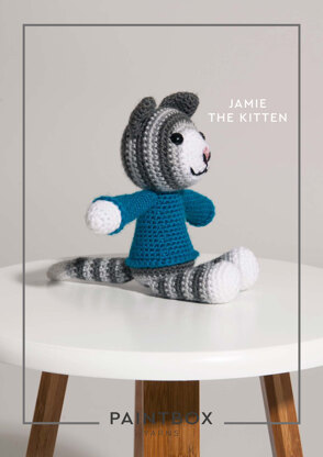 "Jamie the Kitten" - Free Crochet Pattern For Toys in Paintbox Yarns Simply DK - 009