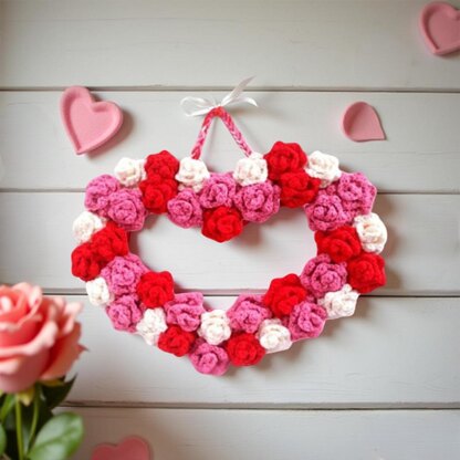Heart Roses Wreath