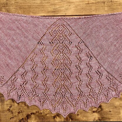 Glittering Path Shawl