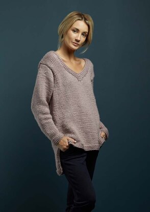 Jessica Sweater in Rowan Big Wool - Downloadable PDF