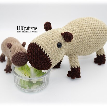 Seamless Capybara Crochet Pattern